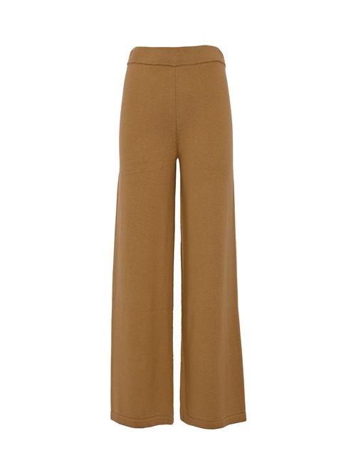 Pantalone Hamburg in lana Cammello MM Max Mara | 2526336018600003